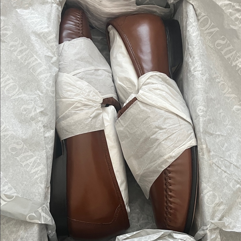 Johnston & Murphy Brown Leather Slip-Ons